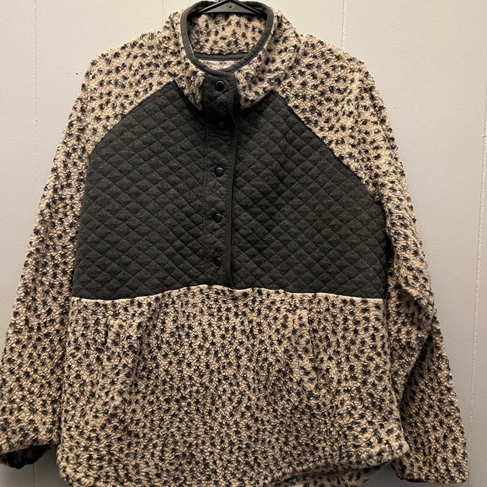 Leopard Print Maurice’s Sherpa sweater